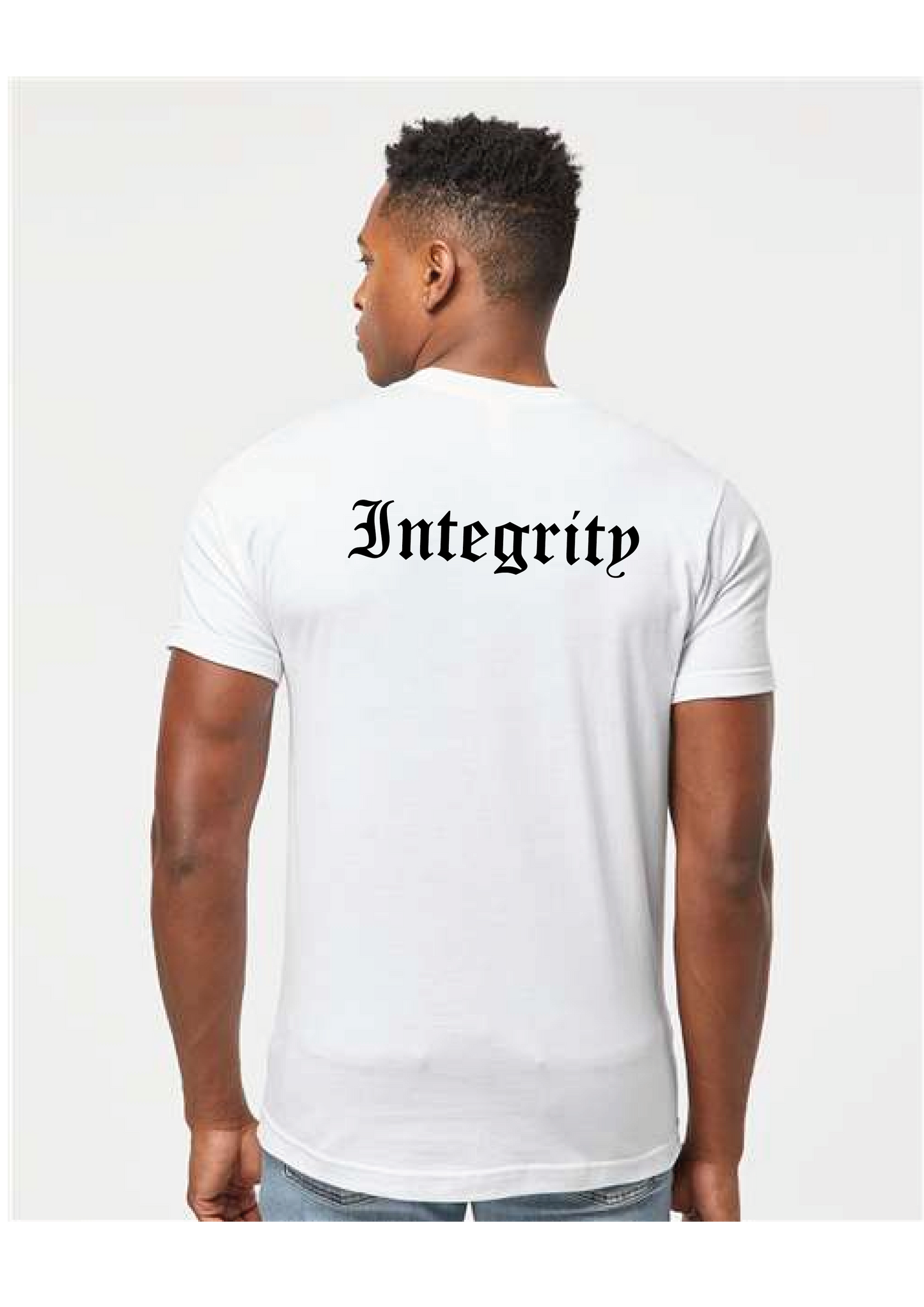 Values Integrity Short Sleeve White T-shirt