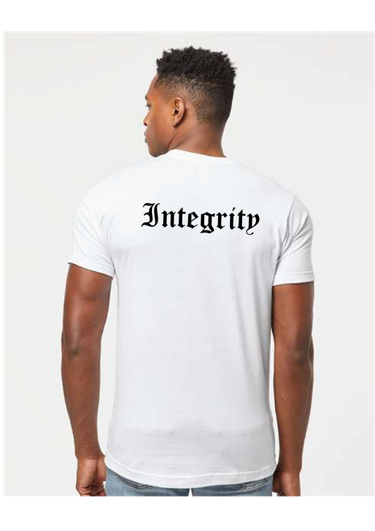 Values Integrity Short Sleeve White T-shirt