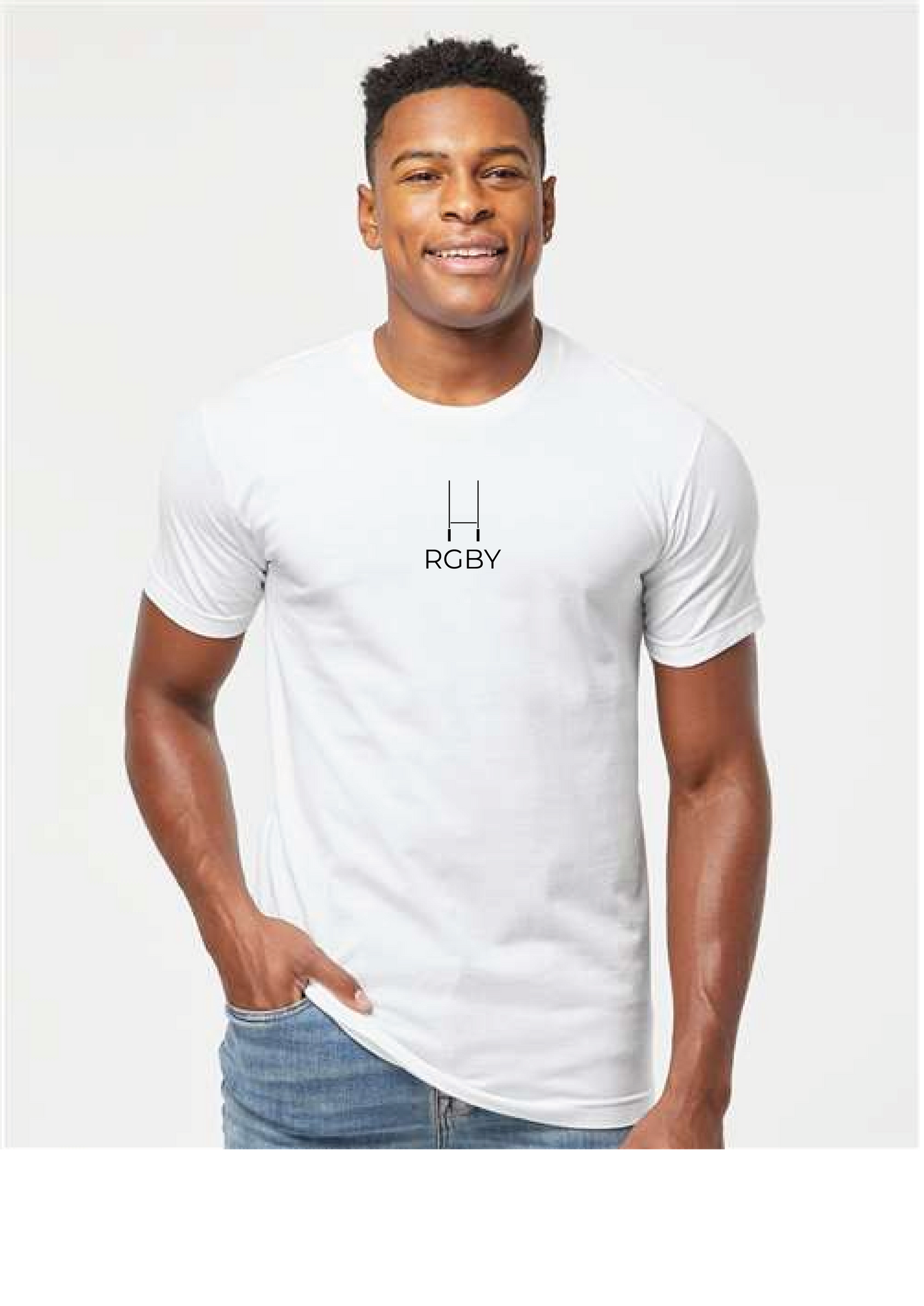 RGBY Brand Short Sleeve White T-shirt