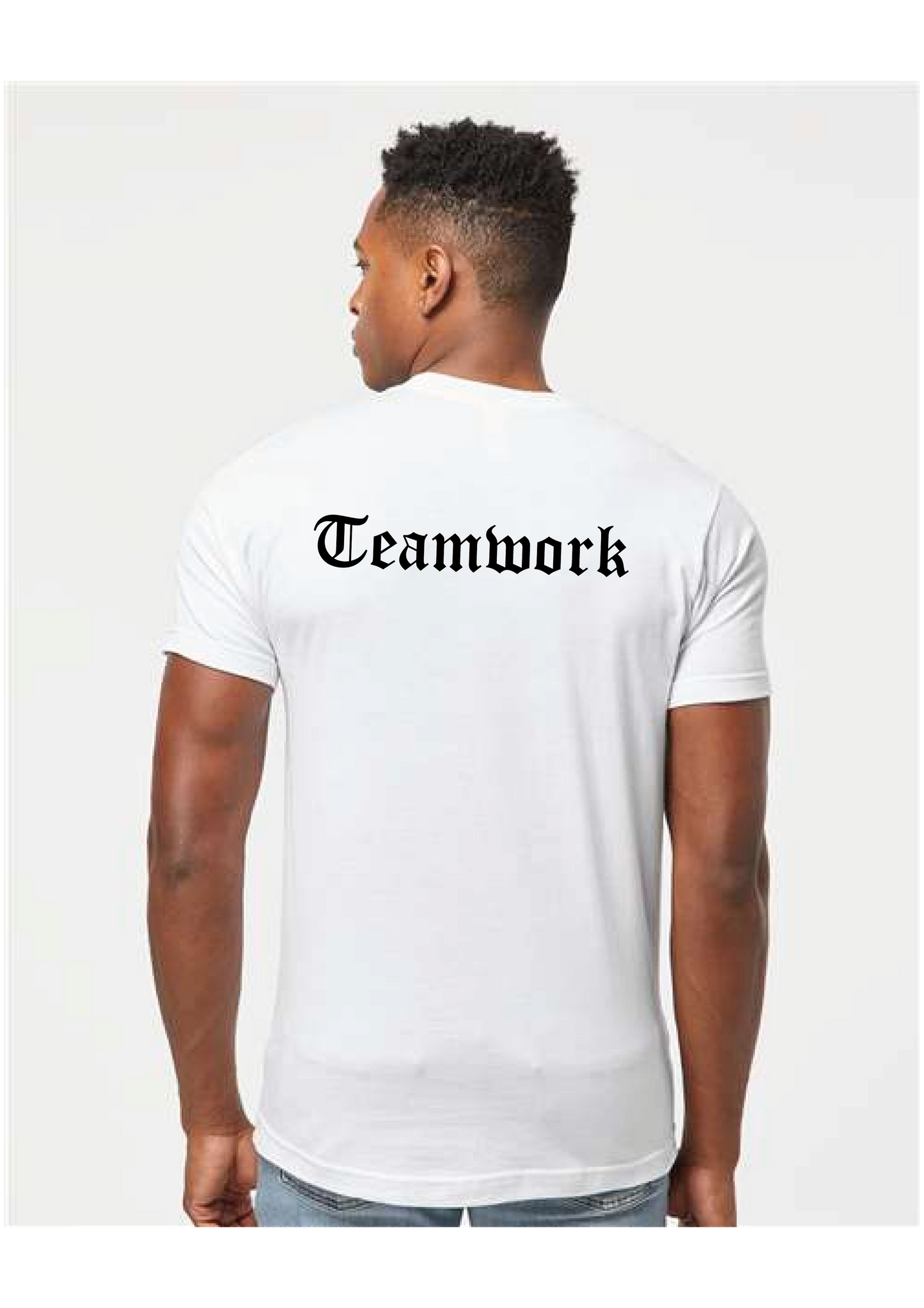 Values Teamwork Short Sleeve White T-shirt
