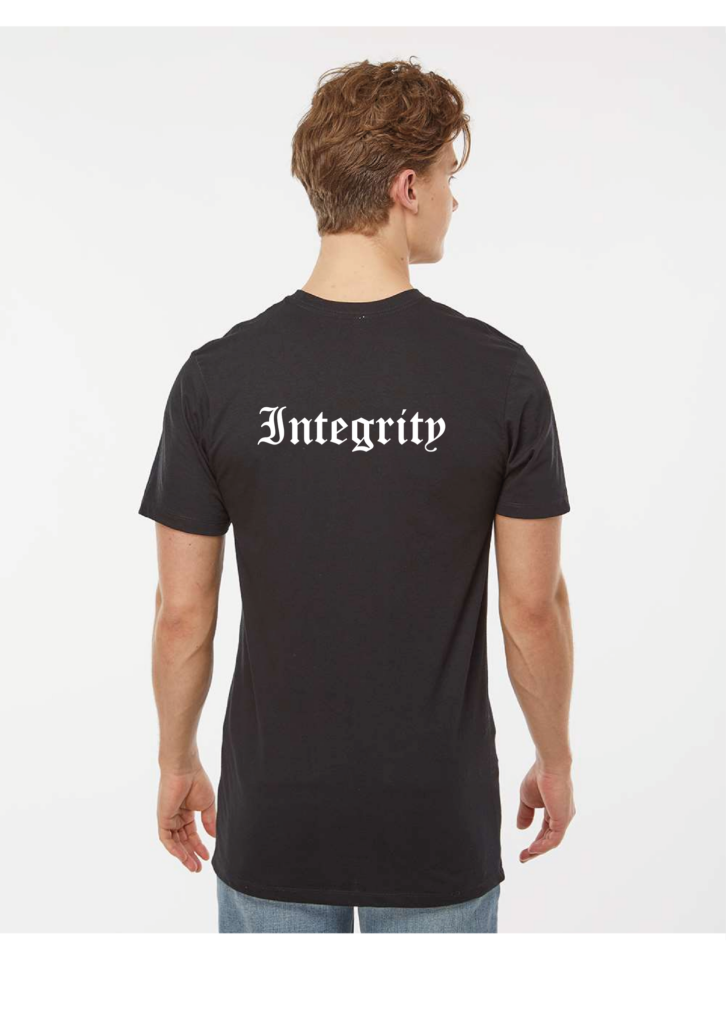 Values Integrity Short Sleeve Black T-shirt
