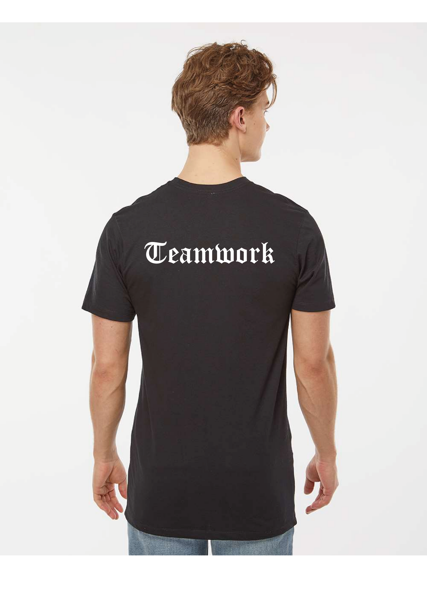 Values Teamwork Short Sleeve Black T-shirt